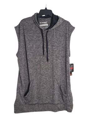 ​NWT Cougar Sport Dryformance Sleeveless Hoodie Men's XXL Marled Gray Athletic